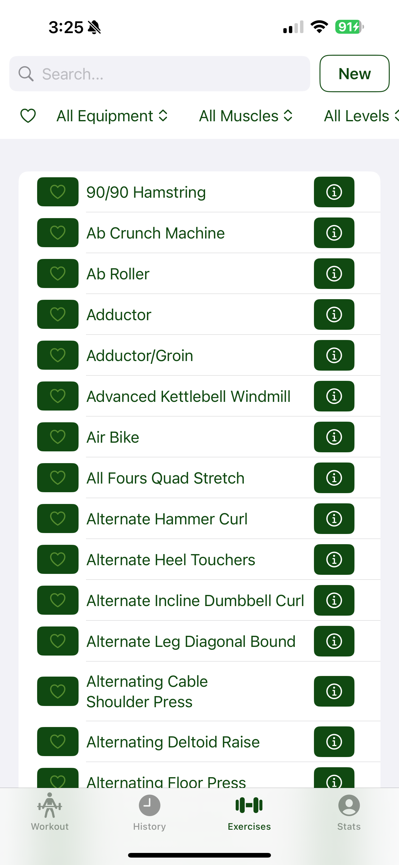 Exercise Library